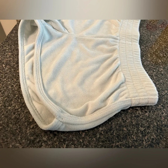 Aritzia TNA Houston Short Towel Terry Cloth Size Small 
Light Mint Green Beach - Picture 6 of 10